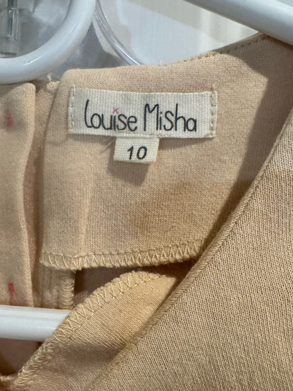 Louise Misha Cream Girls' Formal Dress